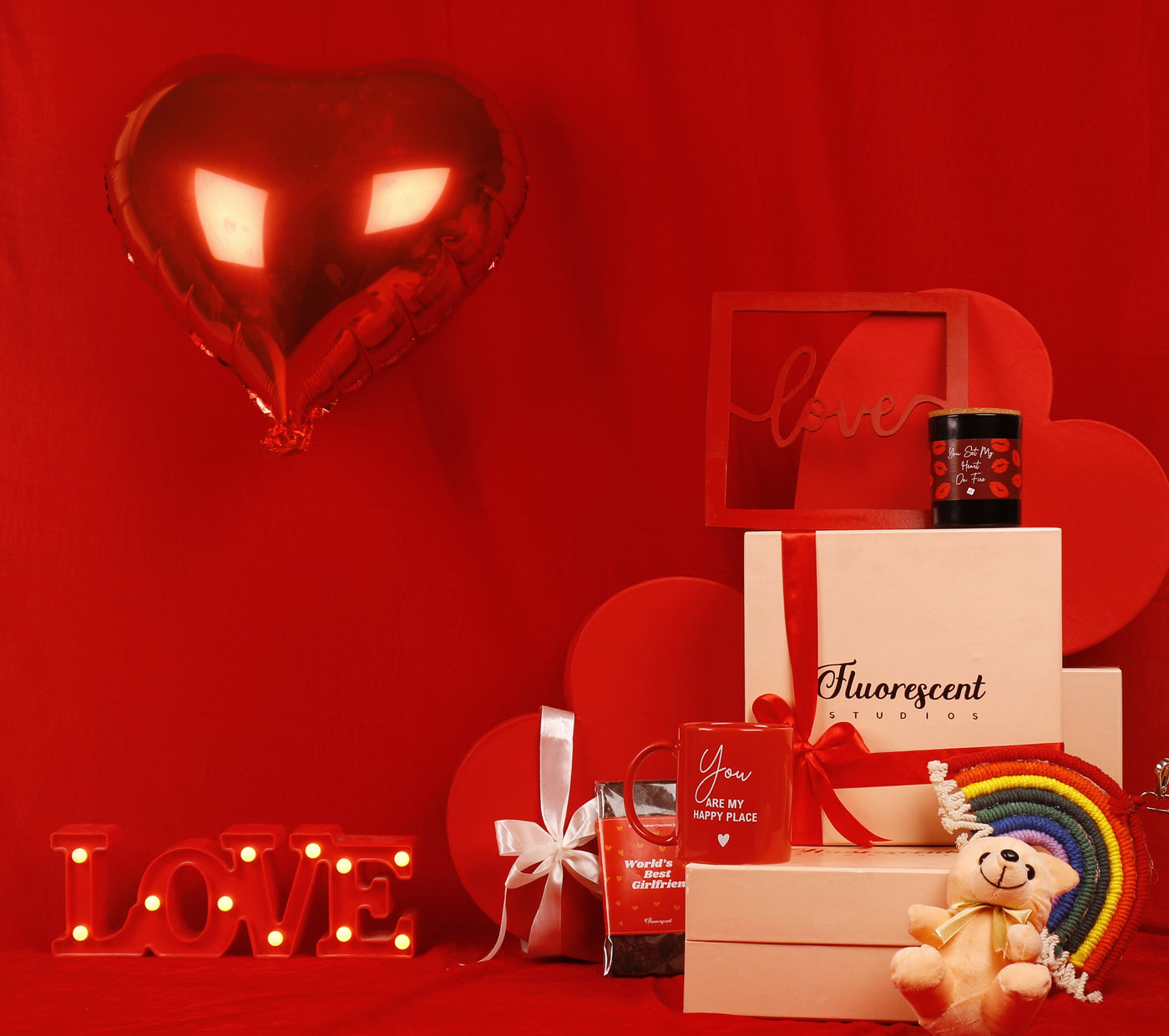 Fluorescent Love: Unwrapping the Magic of Mini Delight Hampers this Valentine's Day